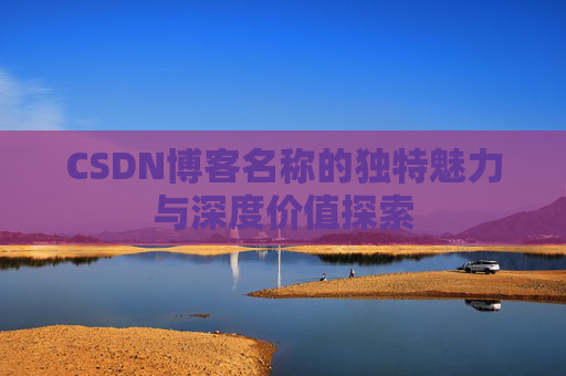 CSDN博客名称的独特魅力与深度价值探索 CSDN博客名称的独特魅力与深度价值探索