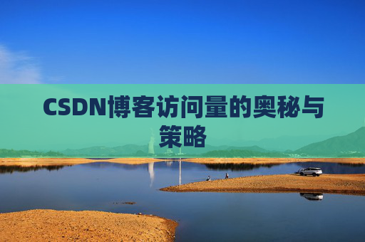 CSDN博客访问量的奥秘与策略 CSDN博客访问量的奥秘与策略